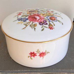 Vintage China Trinket Box - Royal Worcester